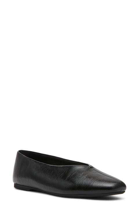 Mellina Faux Leather Flat