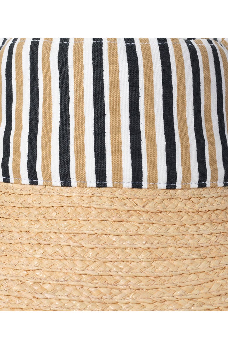 Echo Montauk Stripe Bucket Hat, Alternate, color, Semolina