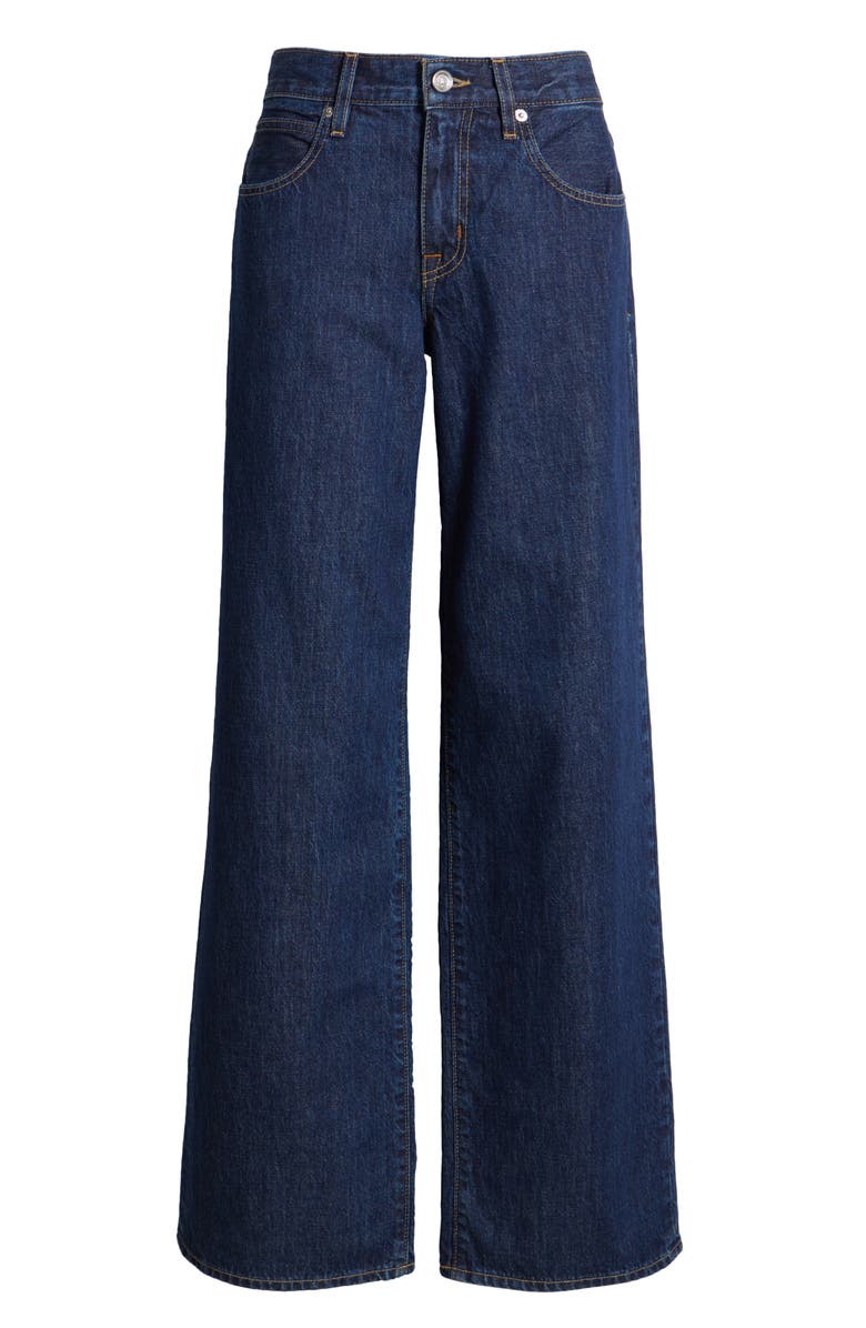 SLVRLAKE Mica Mid Rise Wide Leg Jeans, Alternate, color, Infinite Dream