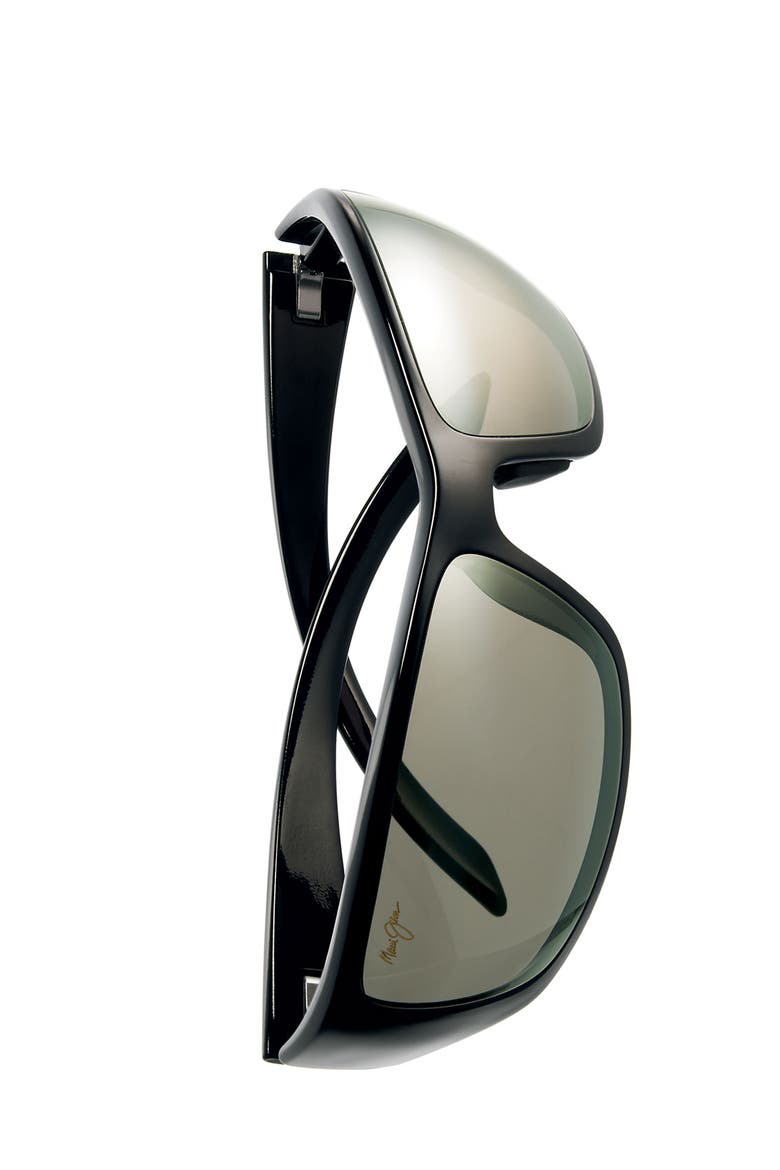 'Canoes - PolarizedPlus®2' Wrap Sunglasses, Alternate, color, TORTOISE