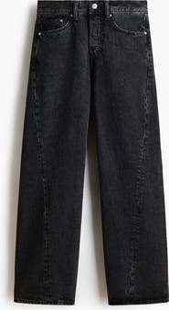 H&M Loose Straight Twisted Leg Jeans