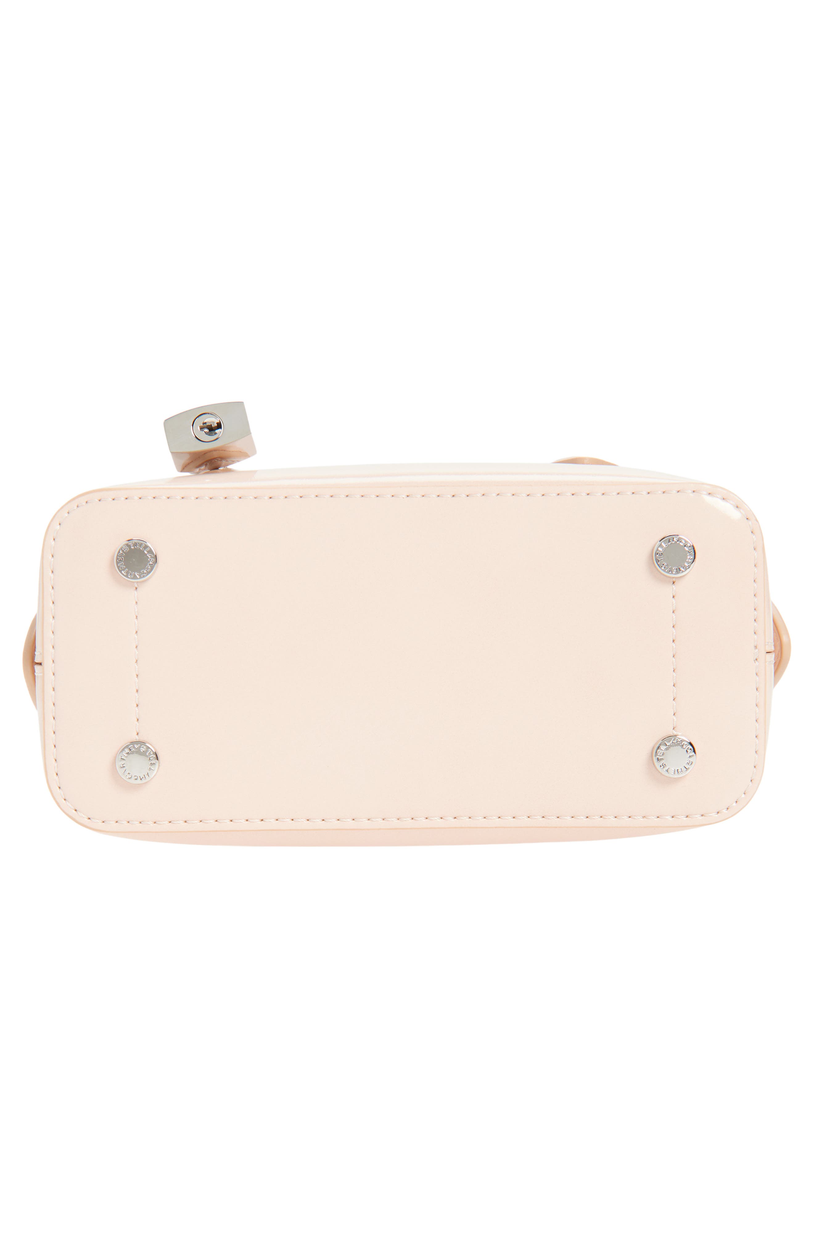 Stella McCartney Tiny Ryder Faux Leather Satchel, Alternate, color, Ballet Pink