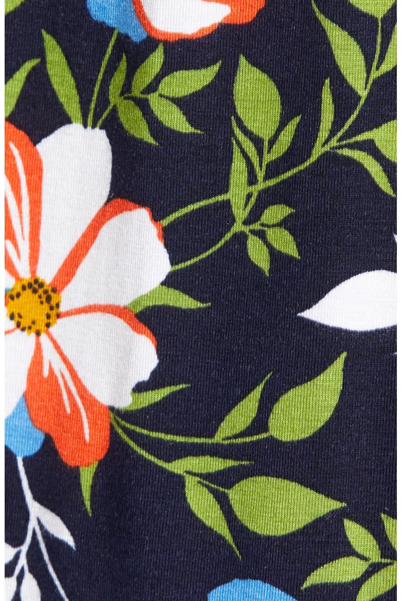 Halter Tank Top, Alternate, color, NAVY ORANGE FLORAL