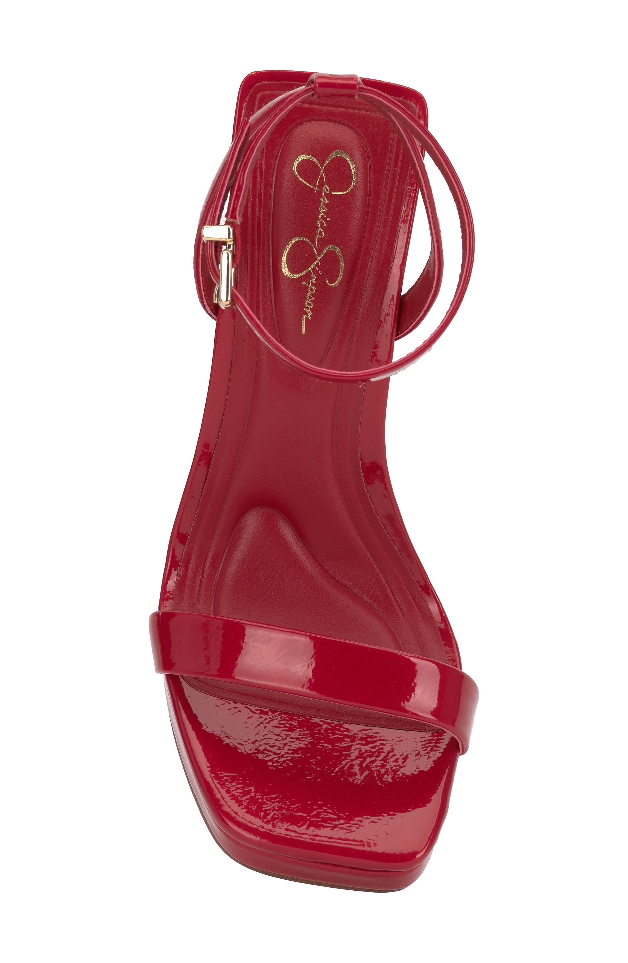 Adonia Ankle Strap Platform Sandal, Alternate, color, RED MUSE