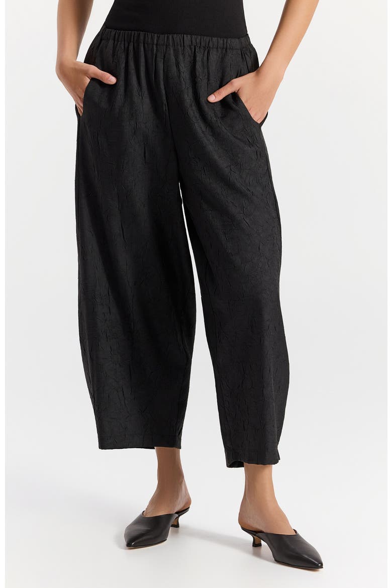 Orian Cropped Flowy Pants, Main, color, Black