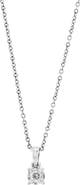 EFFY Sterling Silver Round Diamond Pendant Necklace