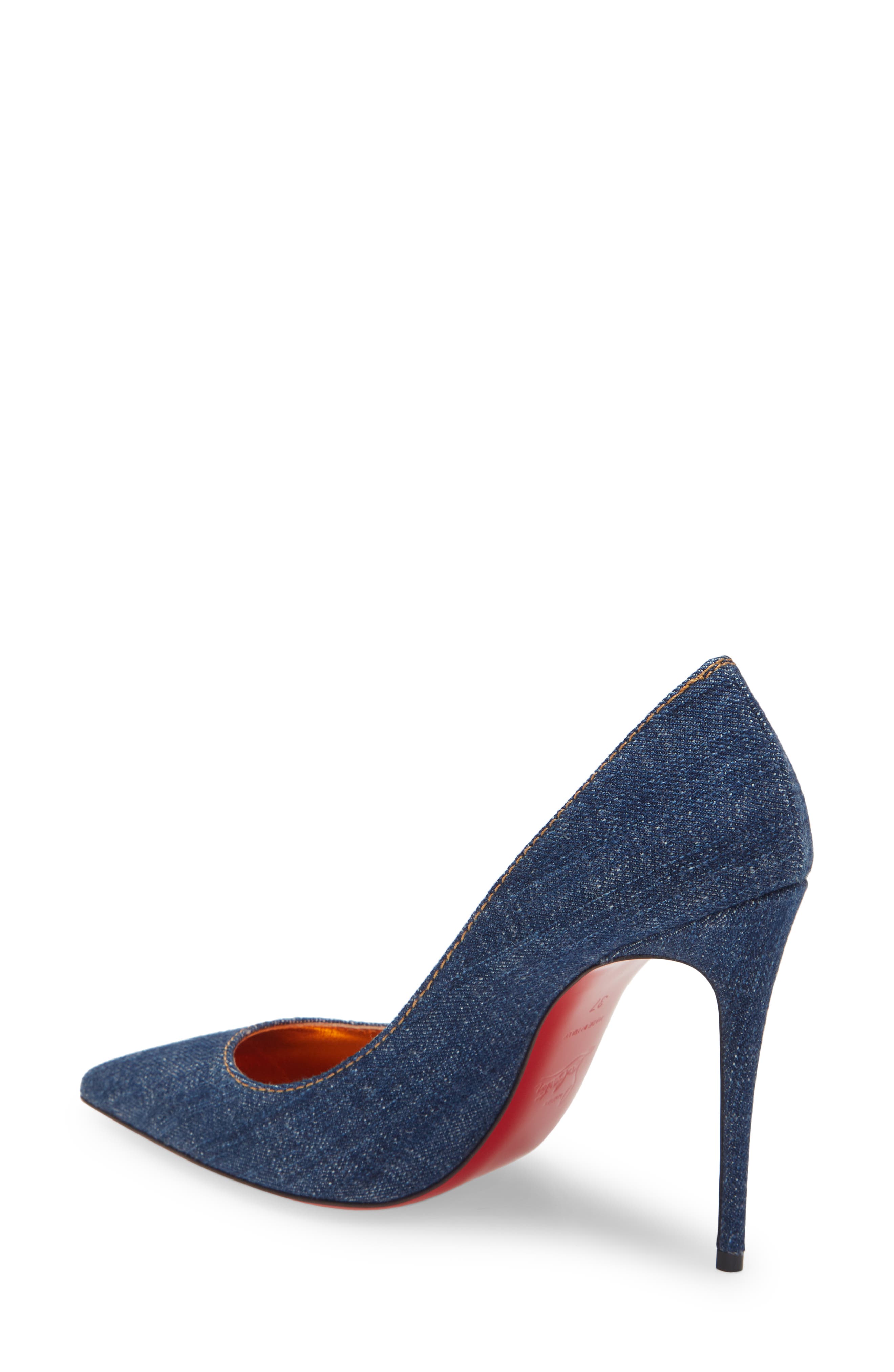 Christian Louboutin Kate Pointy Toe Pump, Alternate, color, 