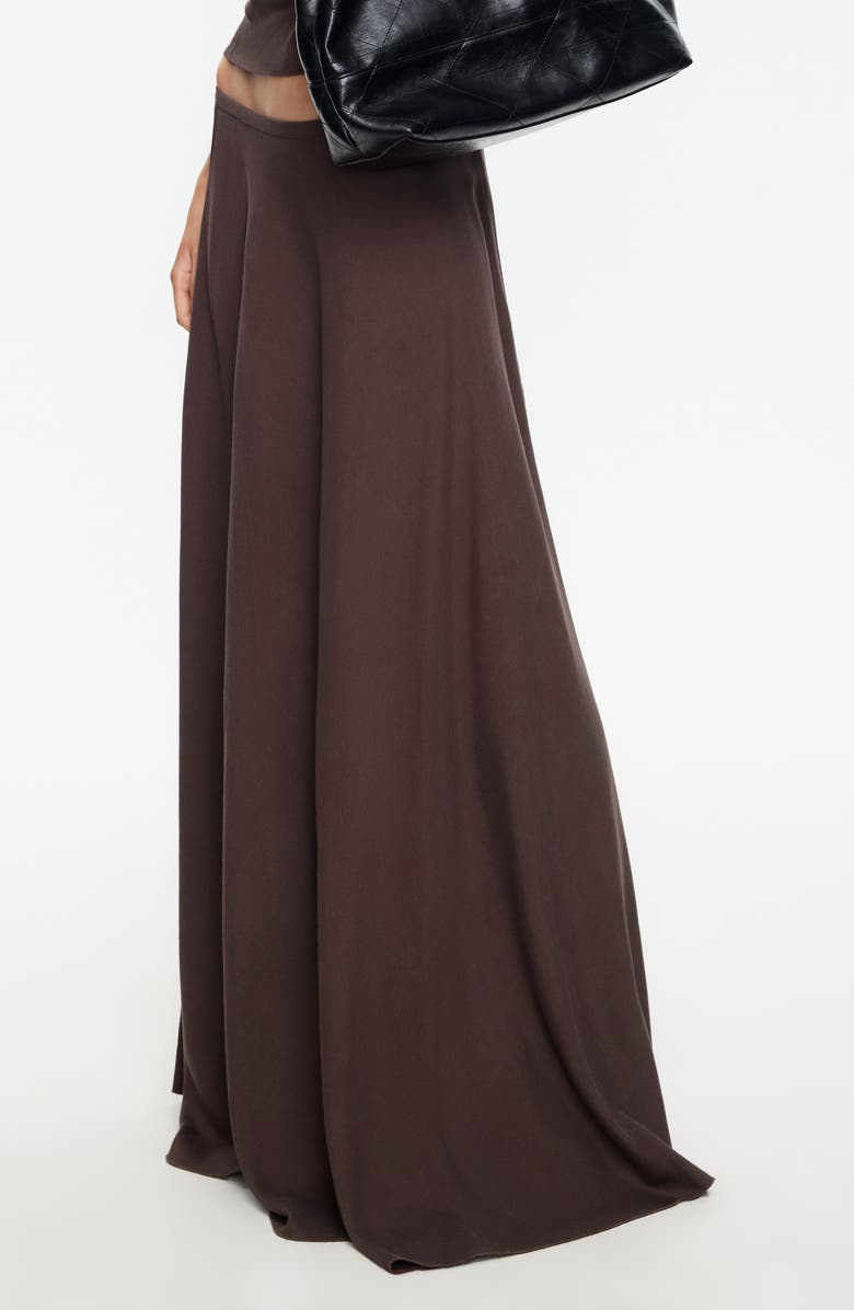 LIONESS Halcycon Linen Blend Maxi Skirt, Alternate, color, Brown
