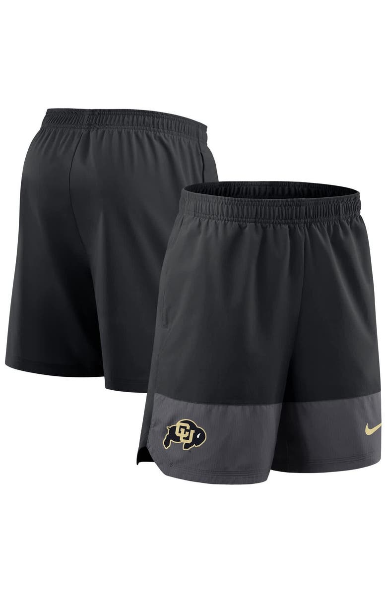 Nike Men's Nike Black Colorado Buffaloes 2025 Sideline Performance Shorts, Alternate, color, Black