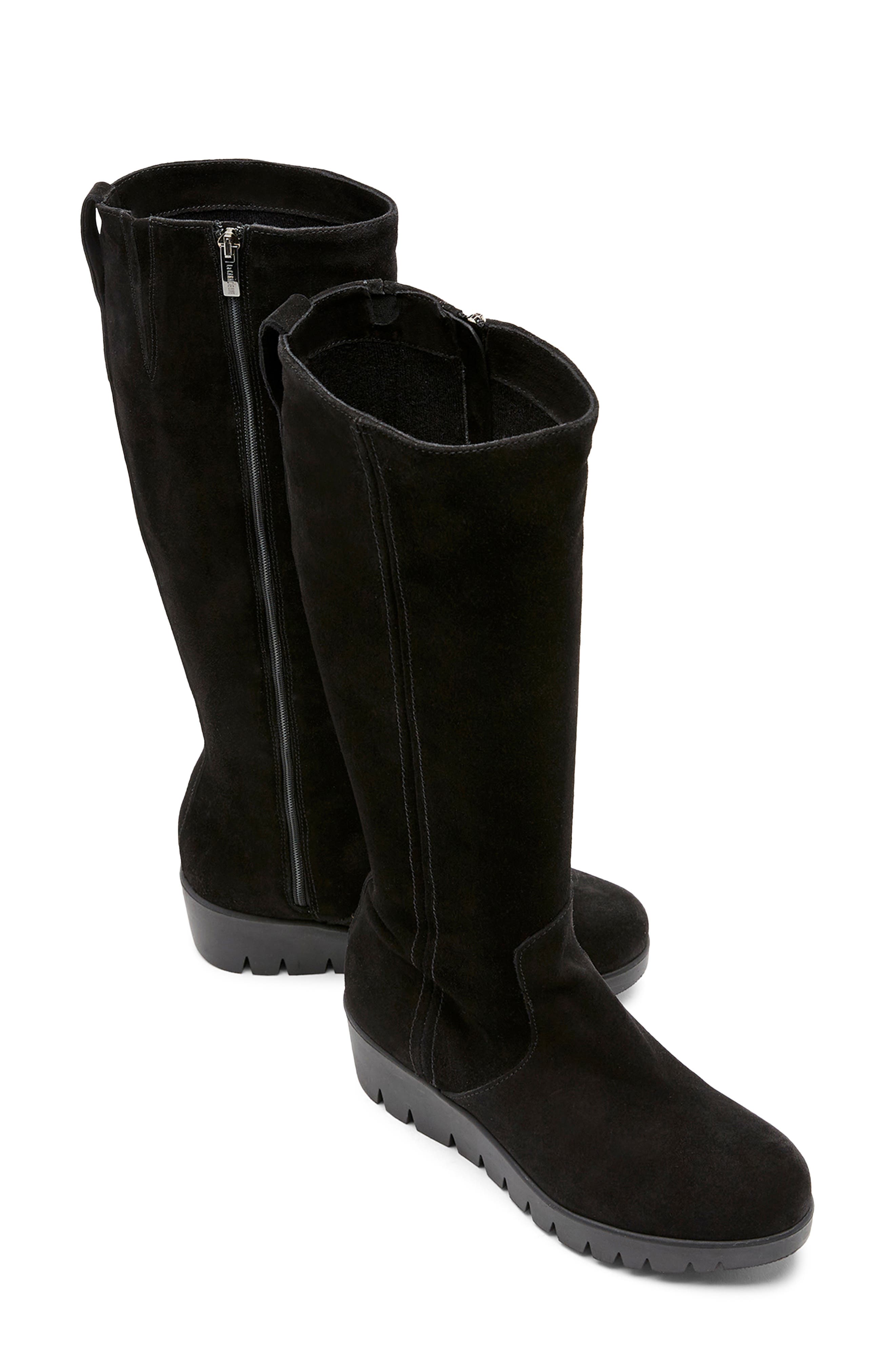 La Canadienne Ty City Dry<sup>™</sup> Waterproof Knee High Boot, Alternate, color, Black Suede