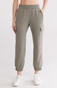 90 DEGREE BY REFLEX Alcove Scuba Knit Cargo Joggers