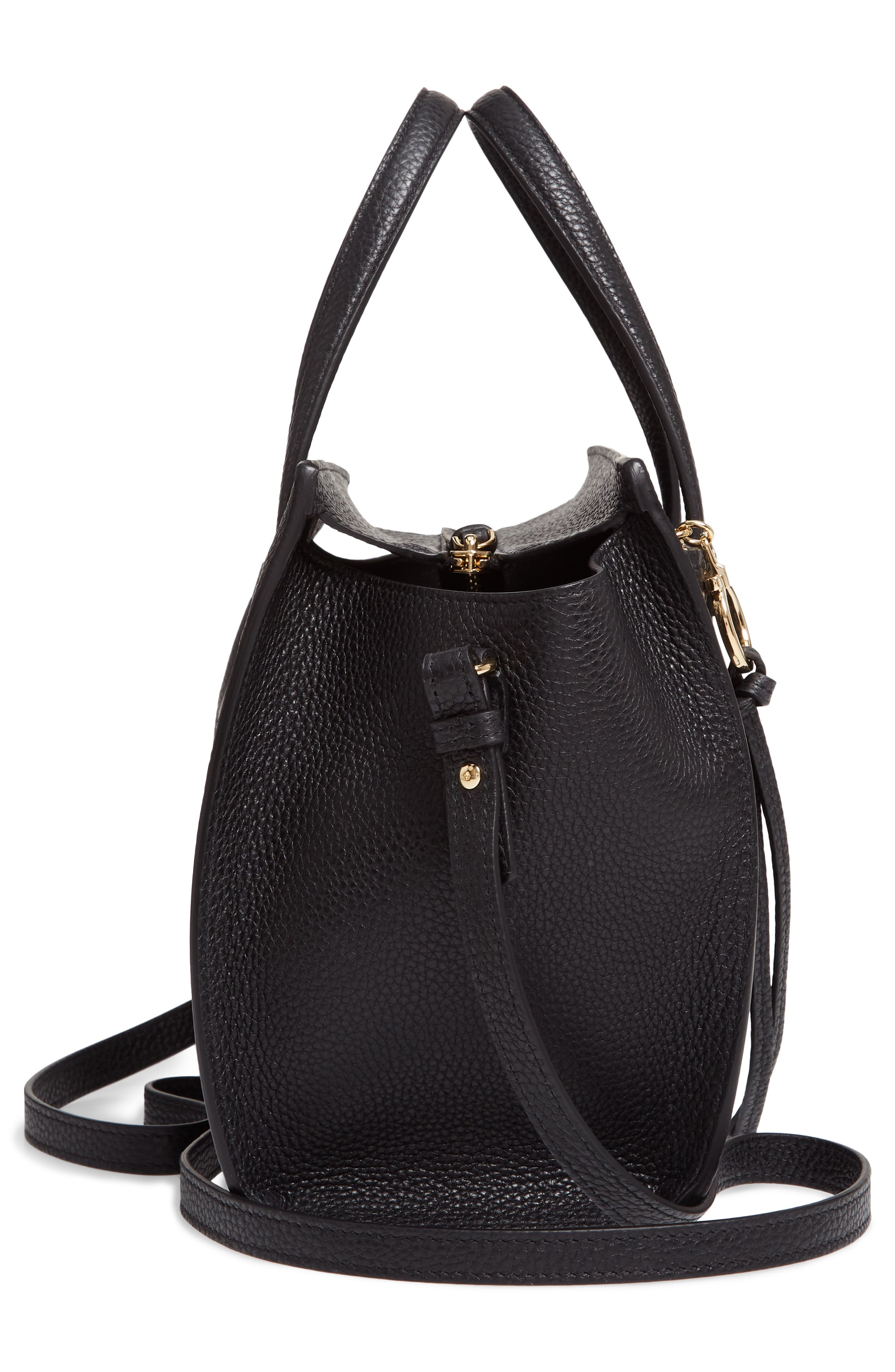 FERRAGAMO Mini Amy Leather Tote, Alternate, color, 