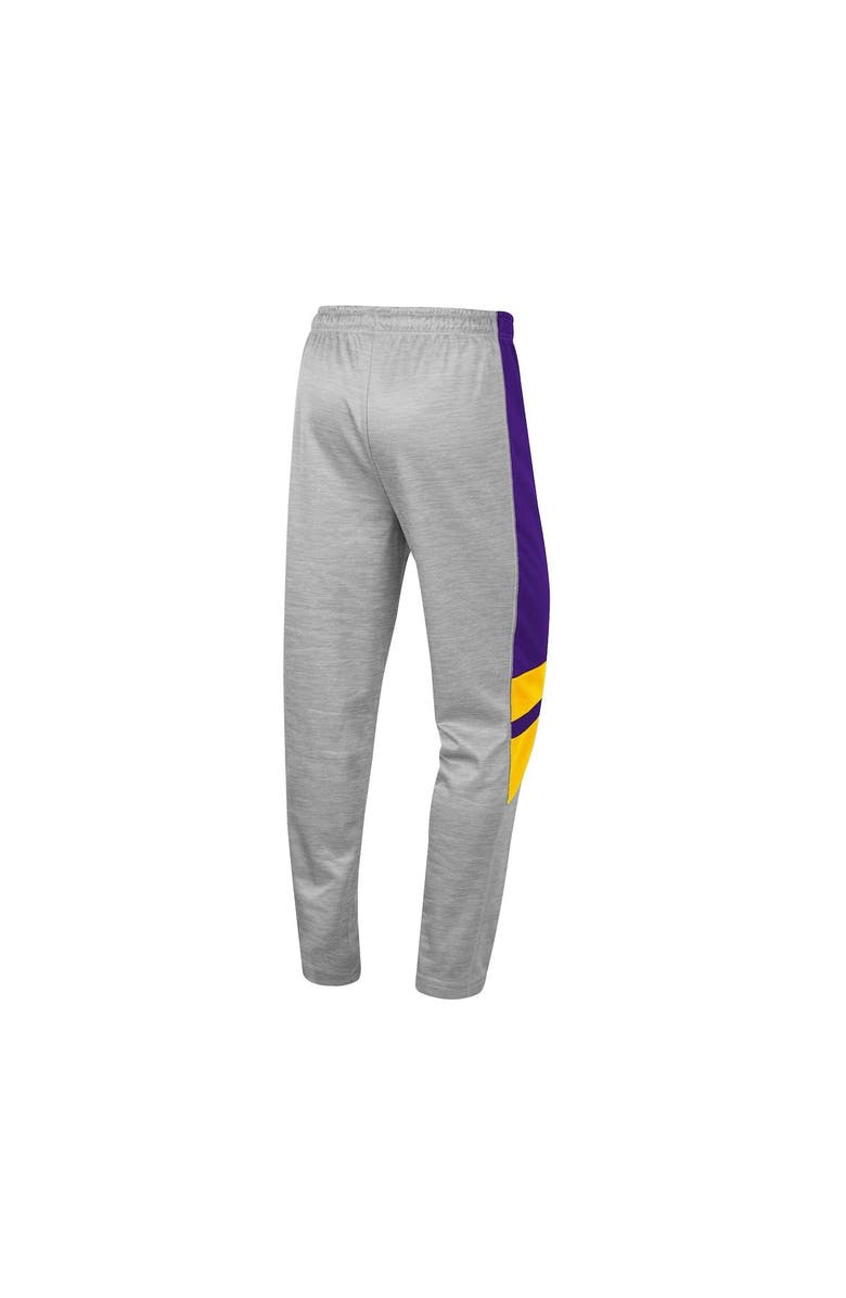 COLOSSEUM Men's Colosseum Heathered Gray/Purple LSU Tigers Bushwood Pants, Alternate, color, 