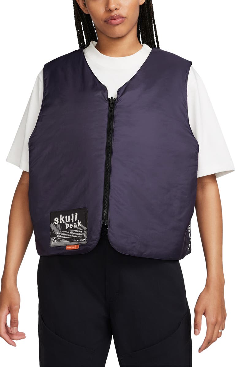 Nike ACG Skull Peak Water Repellent Reversible PrimaLoft<sup>®</sup> Vest, Alternate, color,