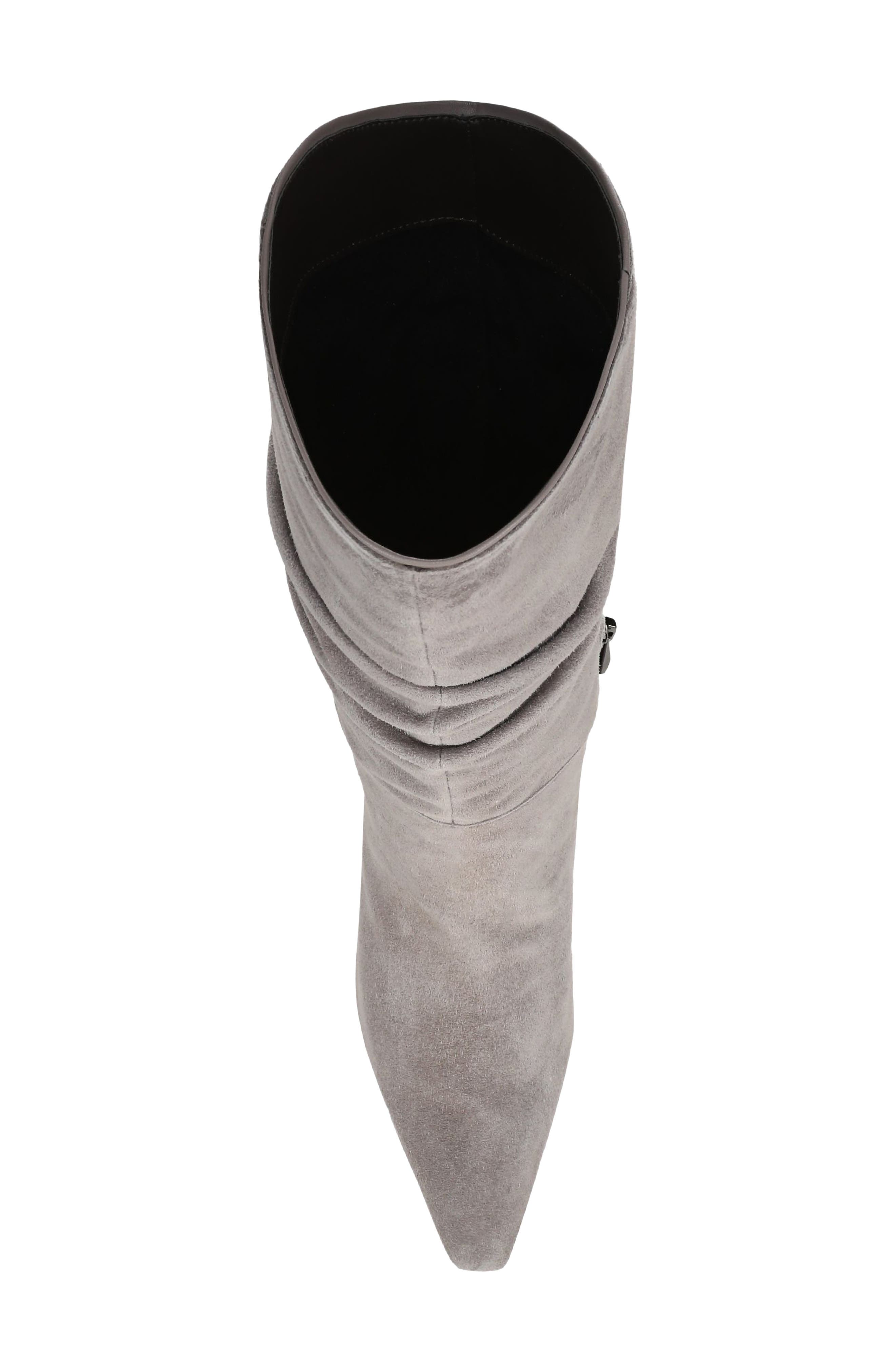 Fletcher Leather Boot, Alternate, color, FOG GREY SUEDE WC