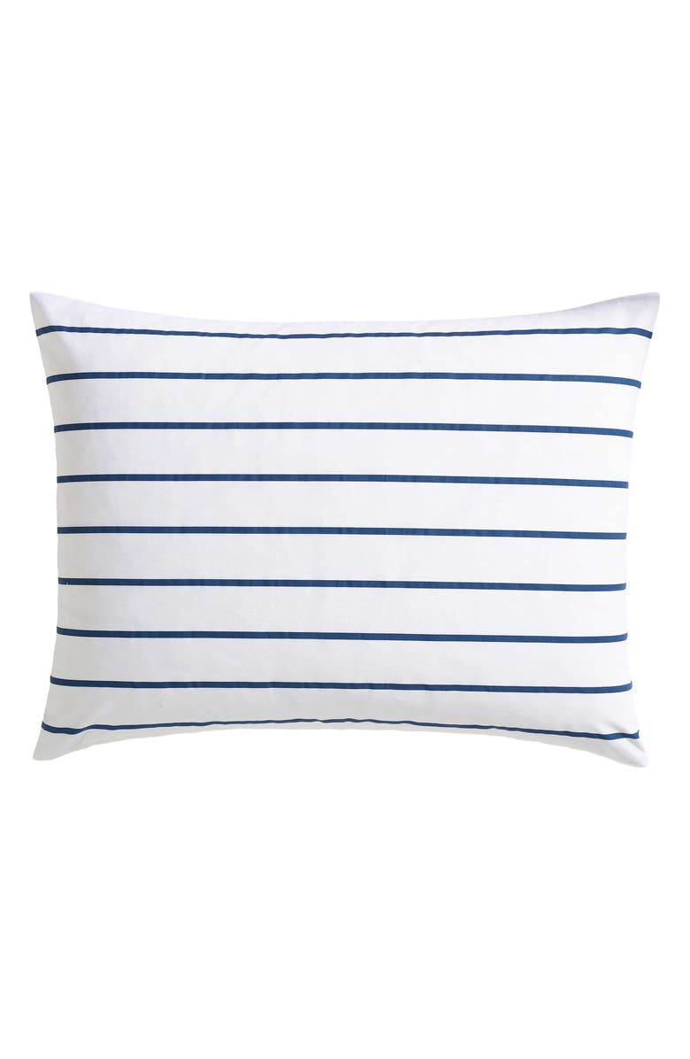 Nautica Brenton Stripe Duvet Set, Alternate, color, Navy