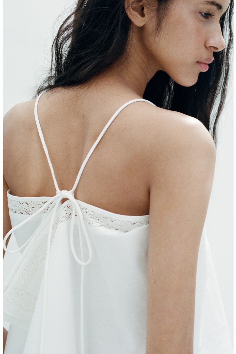 Floral Broderie Anglaise Top, Alternate, color, OFF WHITE