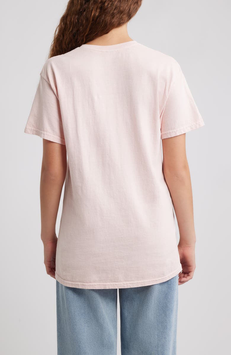 Vinyl Icons Raspberry Stamp Cotton Graphic T-Shirt, Alternate, color, Pink