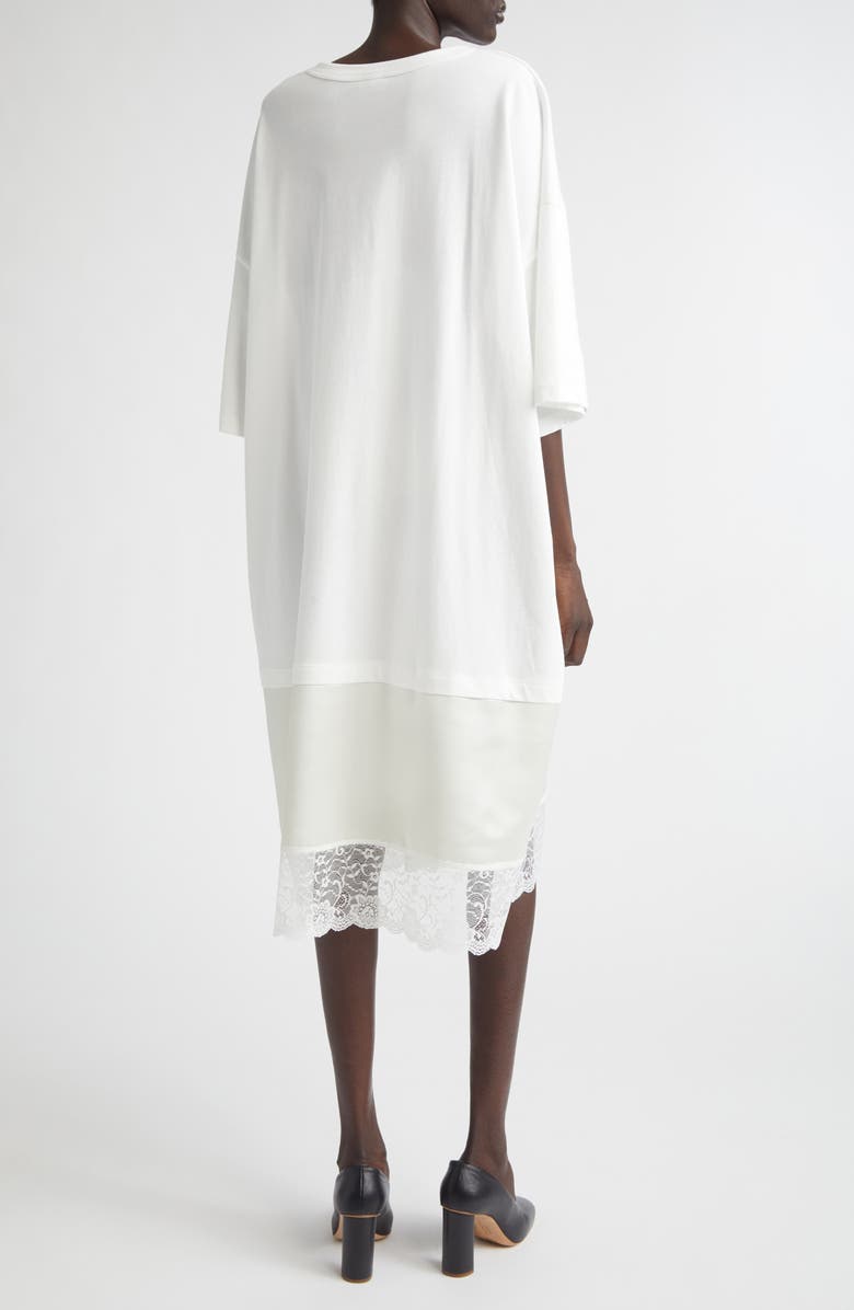 Vaquera Mixed Media Graphic T-Shirt Dress, Alternate, color, White