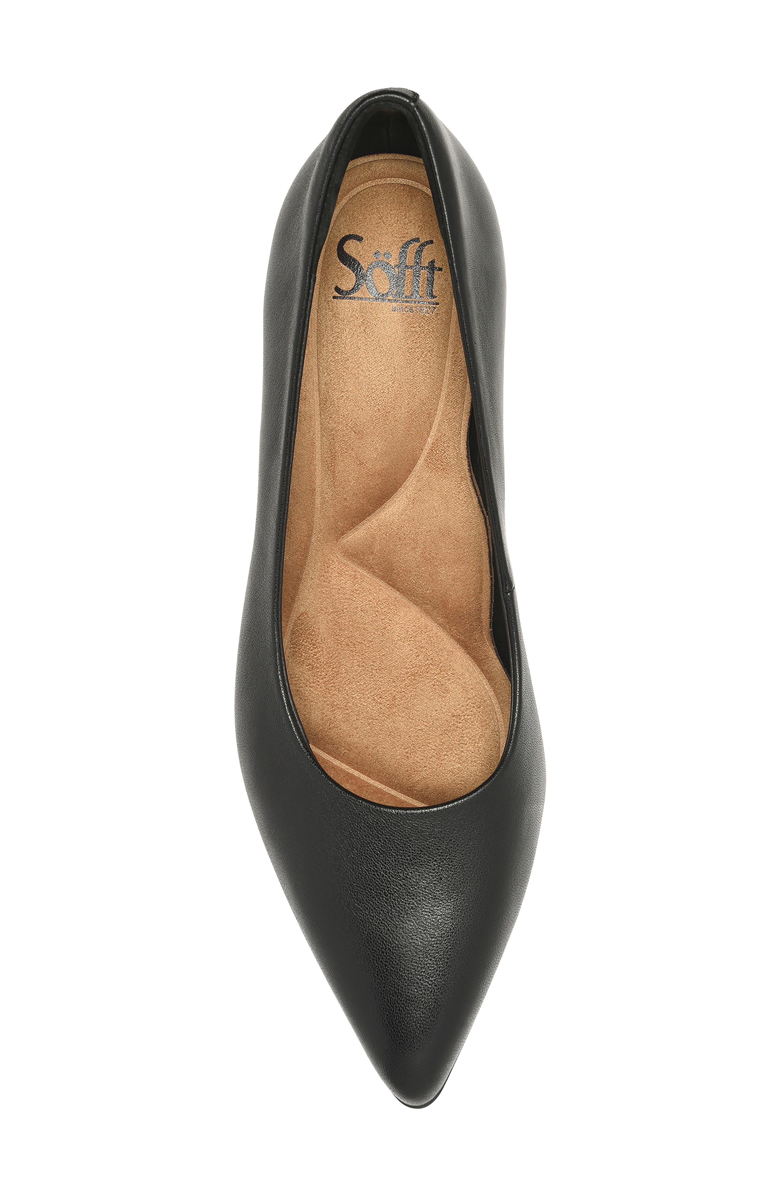 Sandra Pointed Toe Pump, Alternate, color, BLACK