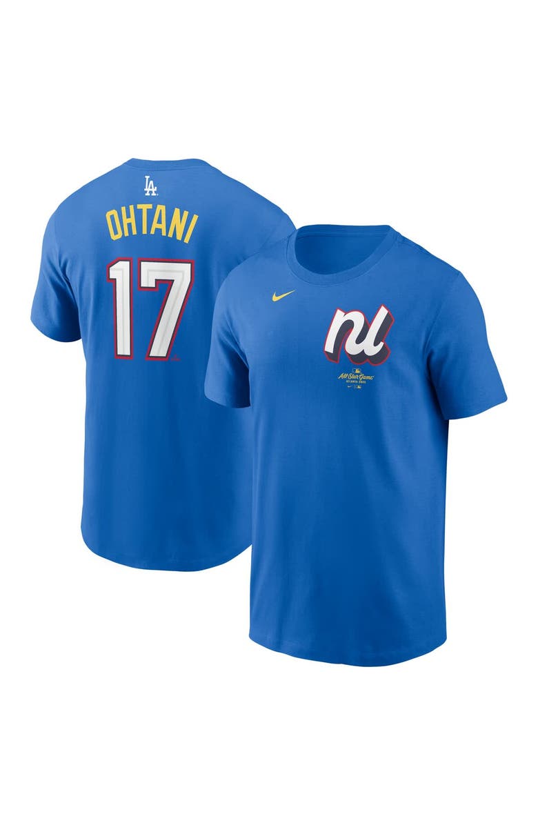 Nike Men's Nike Shohei Ohtani Royal National League 2025 All-Star Edition Name & Number T-Shirt, Main, color, Royal