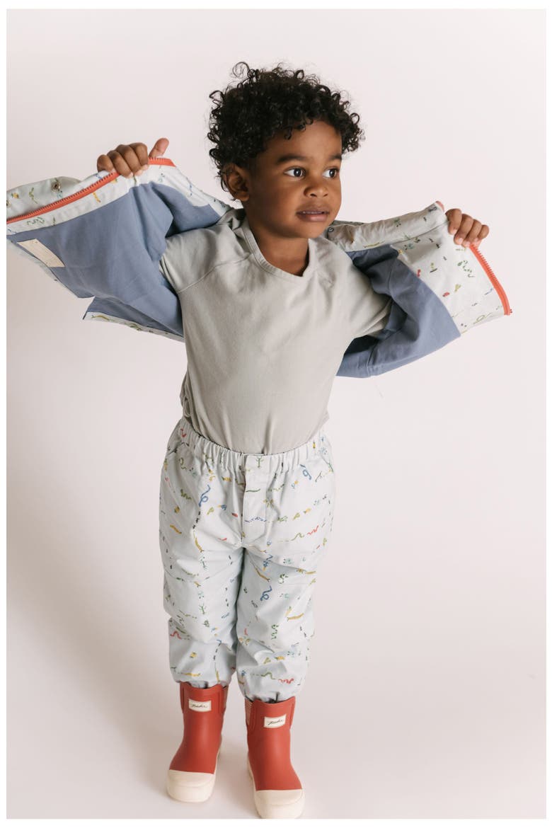Kids' Park Hooded Jacket, Alternate, color, CRAWLING CRITTERS BLUE