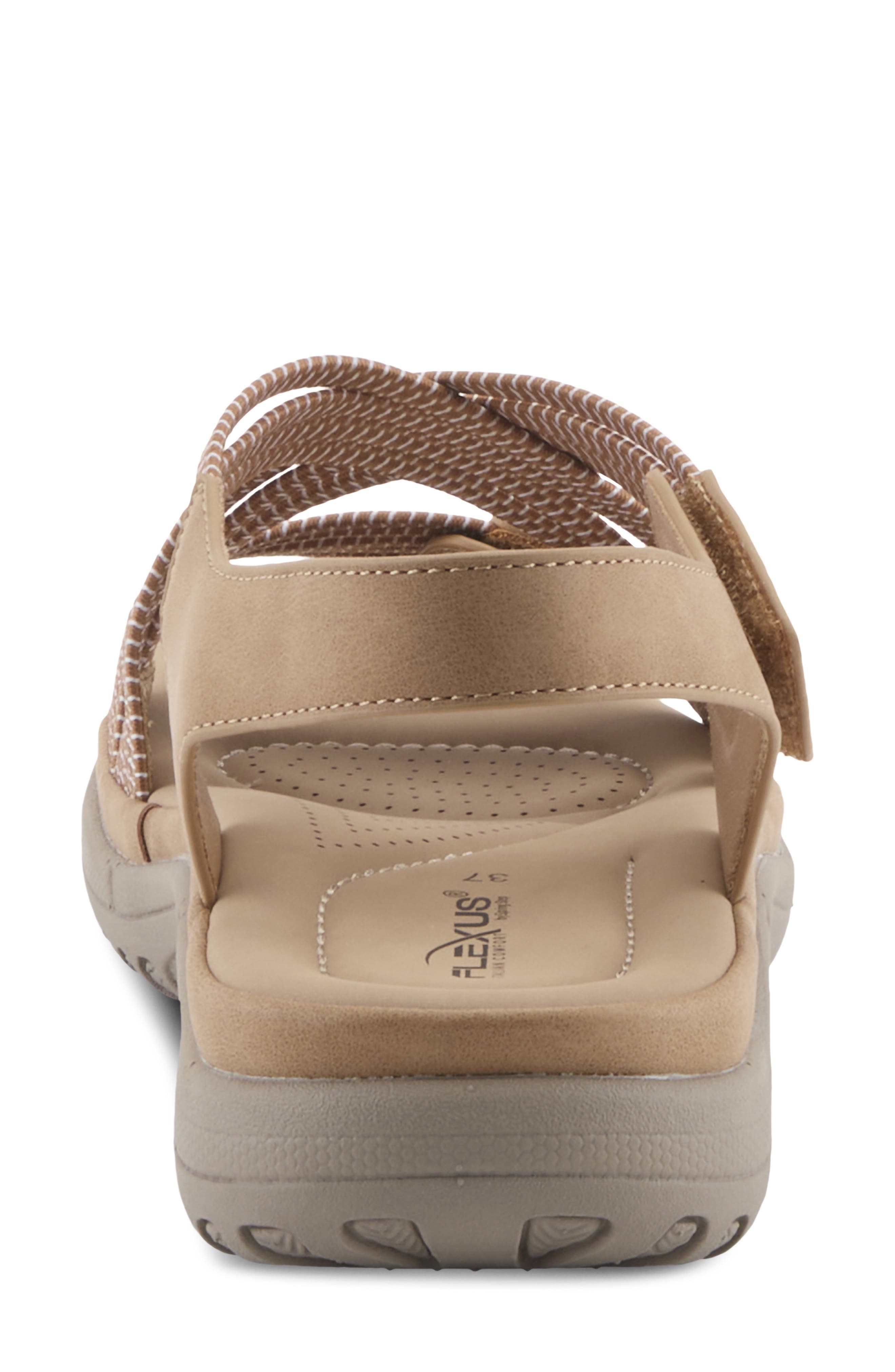 Flexus by Spring Step Crossbeam Sandal, Alternate, color, Tan