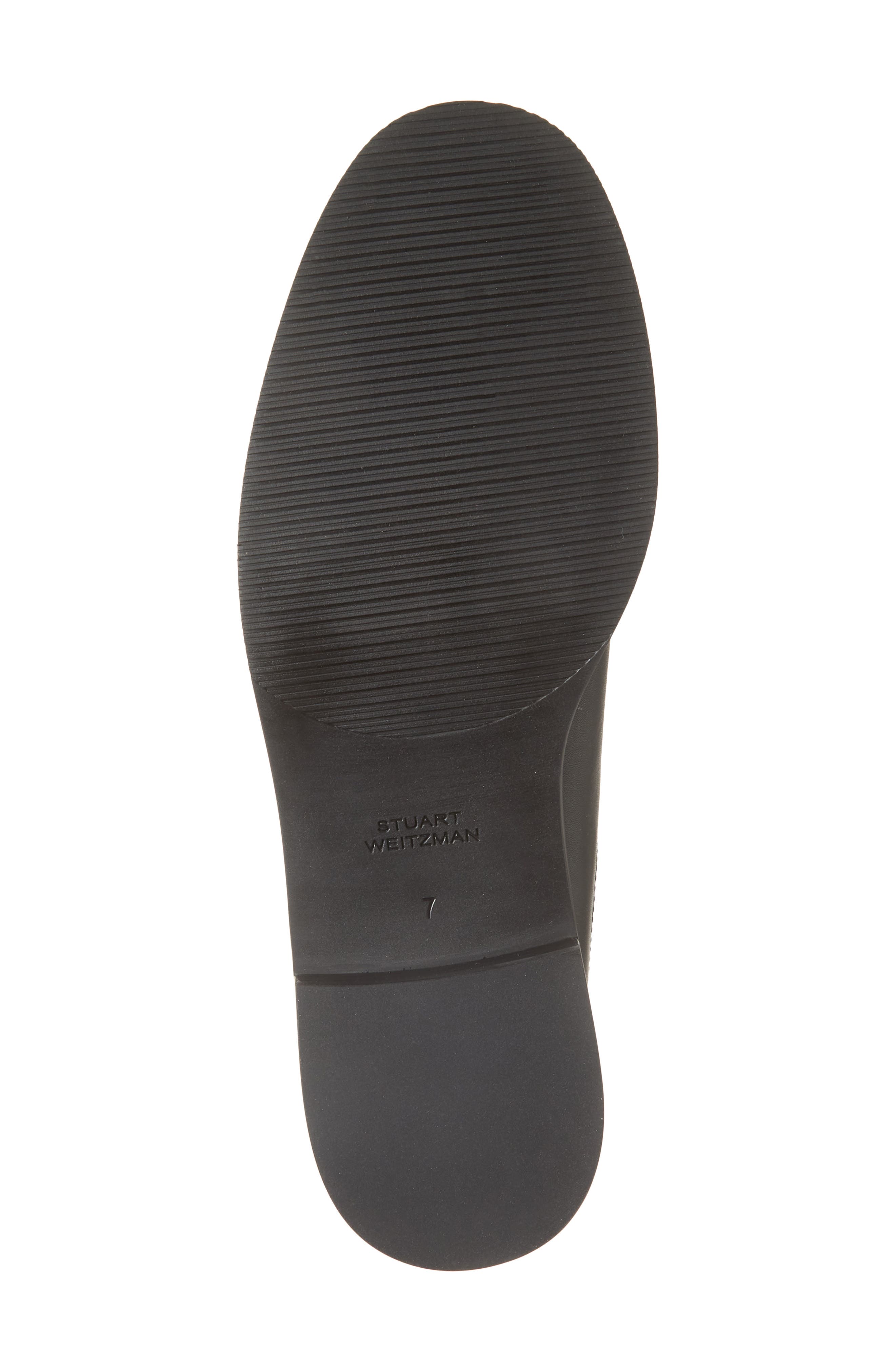 Stuart Weitzman Sondra Chelsea Bootie, Alternate, color, Black Leather