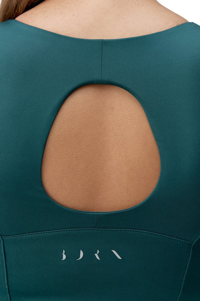 Godo Medium Support Performance Sport Top, Alternate, color, Deep Green
