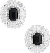 Tasha Crystal Halo Stud Earrings