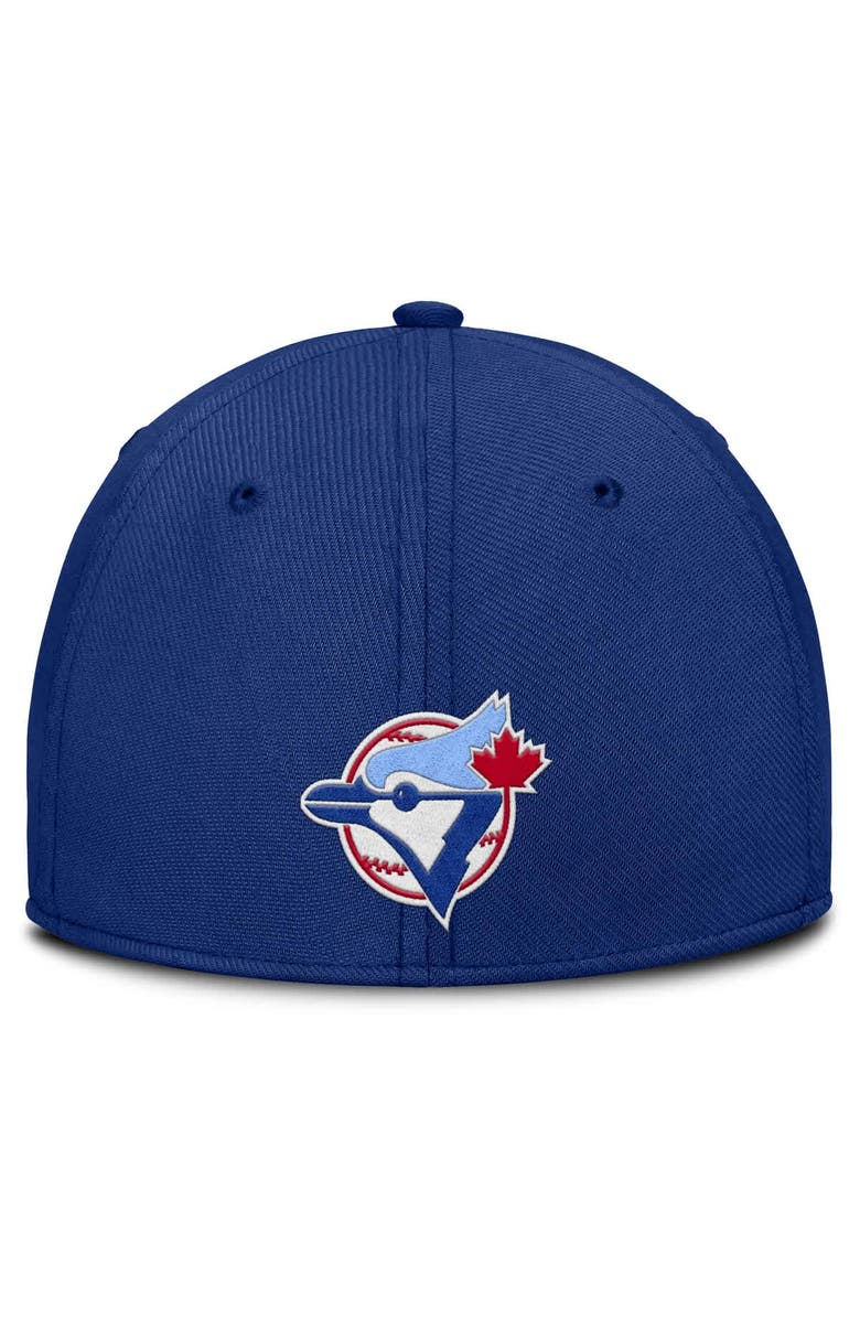 Nike Men's Nike Royal/Powder Blue Toronto Blue Jays Rise Swoosh Performance Flex Hat, Alternate, color, 