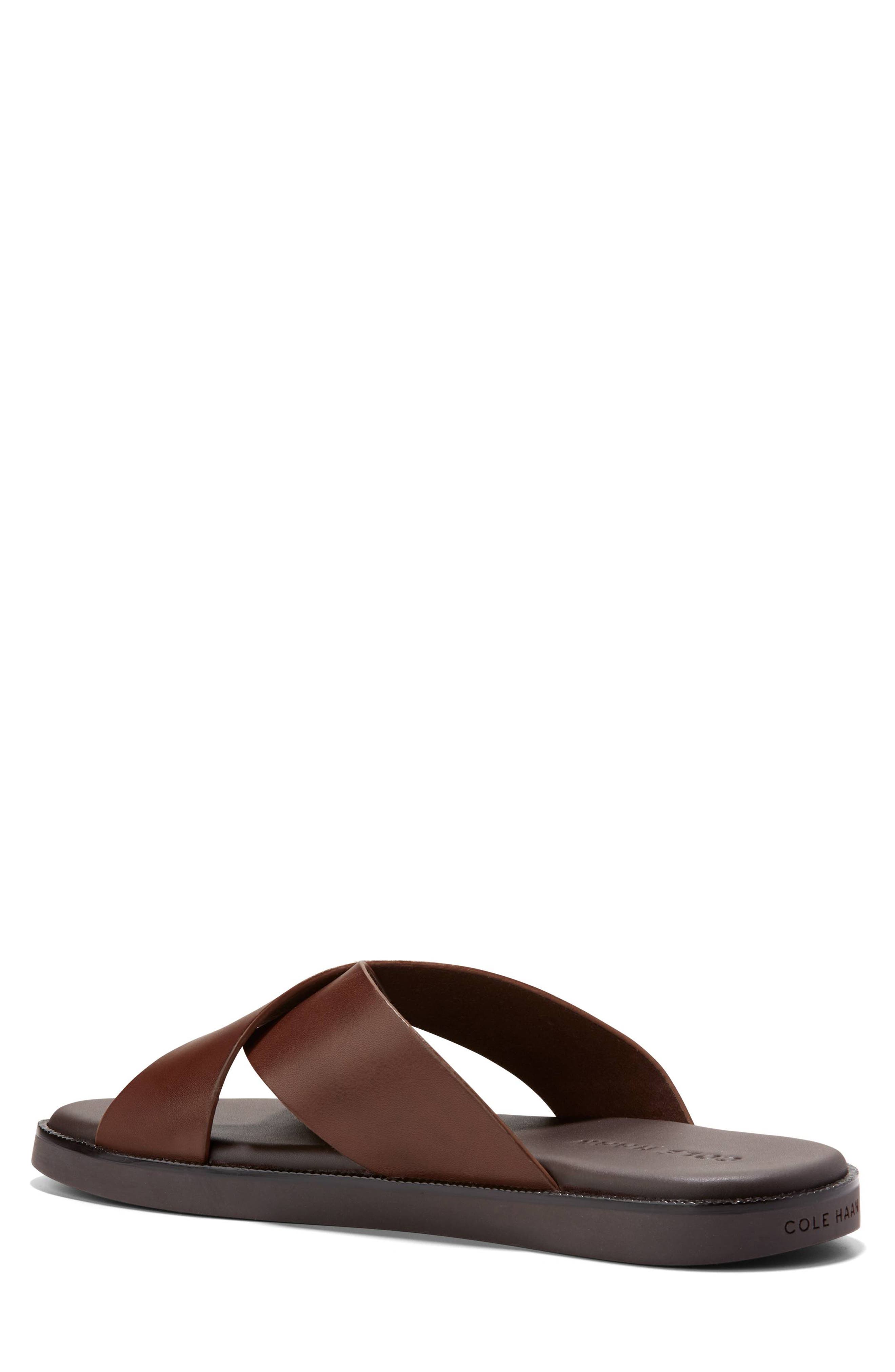 Cole Haan Nantucket Cross Strap Sandal, Alternate, color, Woodbury / Java