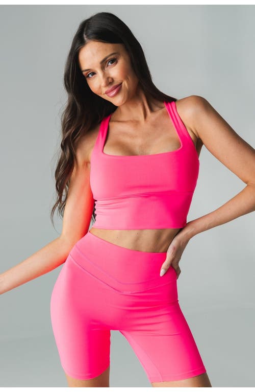 Vitality Pulse Racer Longline In Pink
