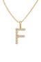 Gold Vermeil Initial F