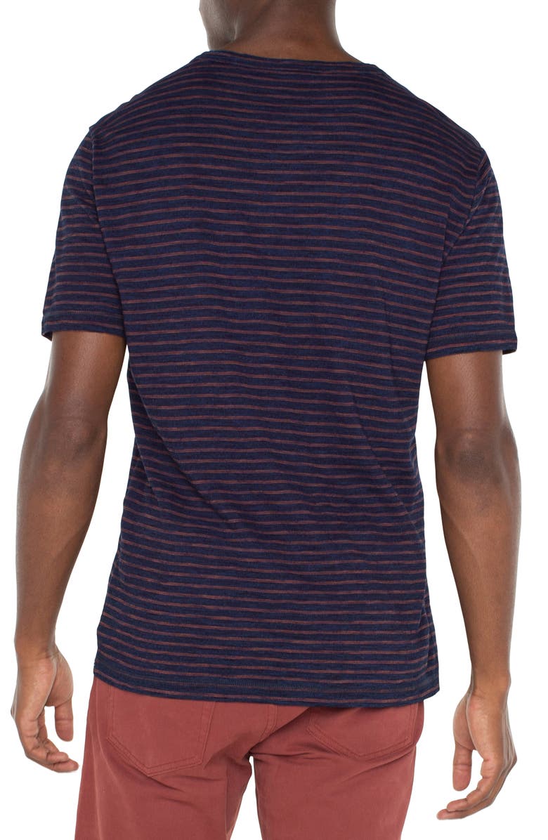Liverpool Stripe Henley T-Shirt, Alternate, color, 