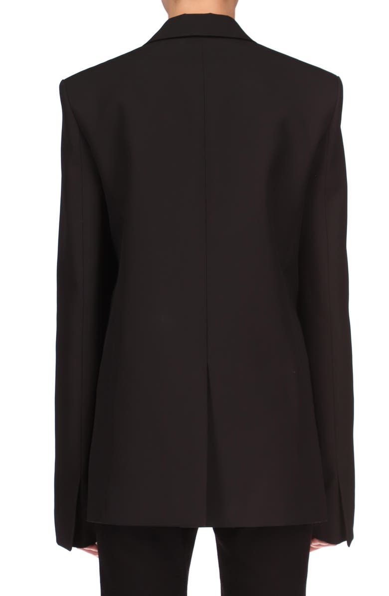 Givenchy Padlock Oversize Wool Blazer, Alternate, color,
