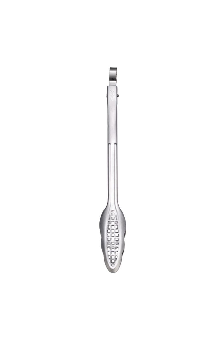 Grill Fry Tongs Narrow Kitchen Tong Stainless Steel 747188, Alternate, color, Silver