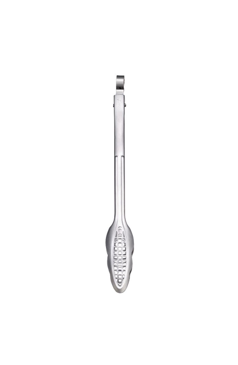 CUISIPRO Grill Fry Tongs Narrow Kitchen Tong Stainless Steel 747188, Alternate, color, Silver