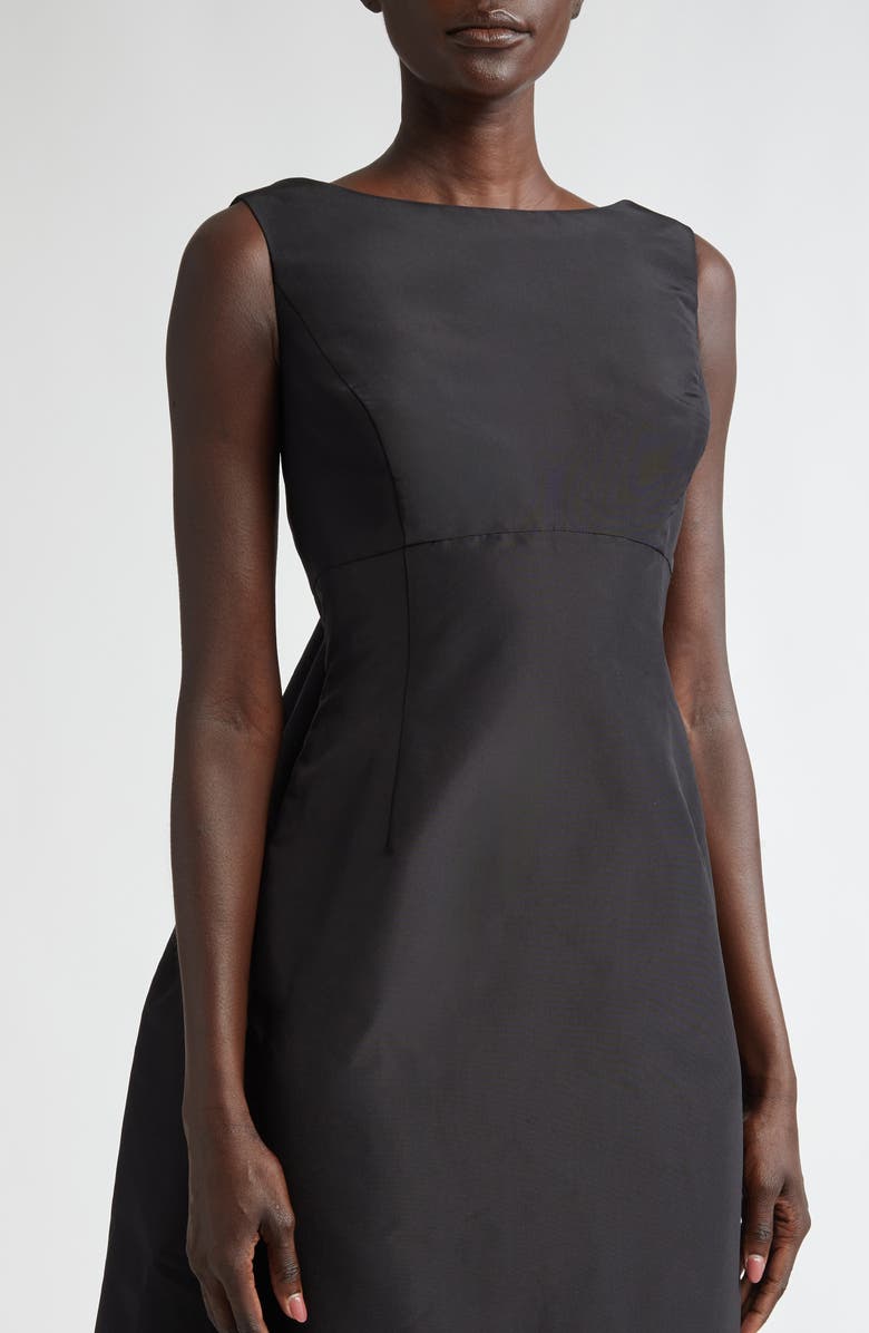 Oscar de la Renta Watteau Silk Satin Gown, Alternate, color, 