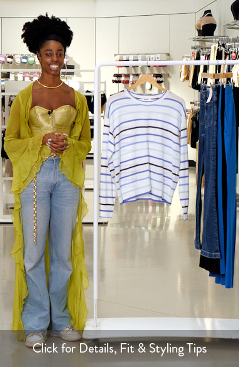 Finn Stripe Sweater, sales video thumbnail