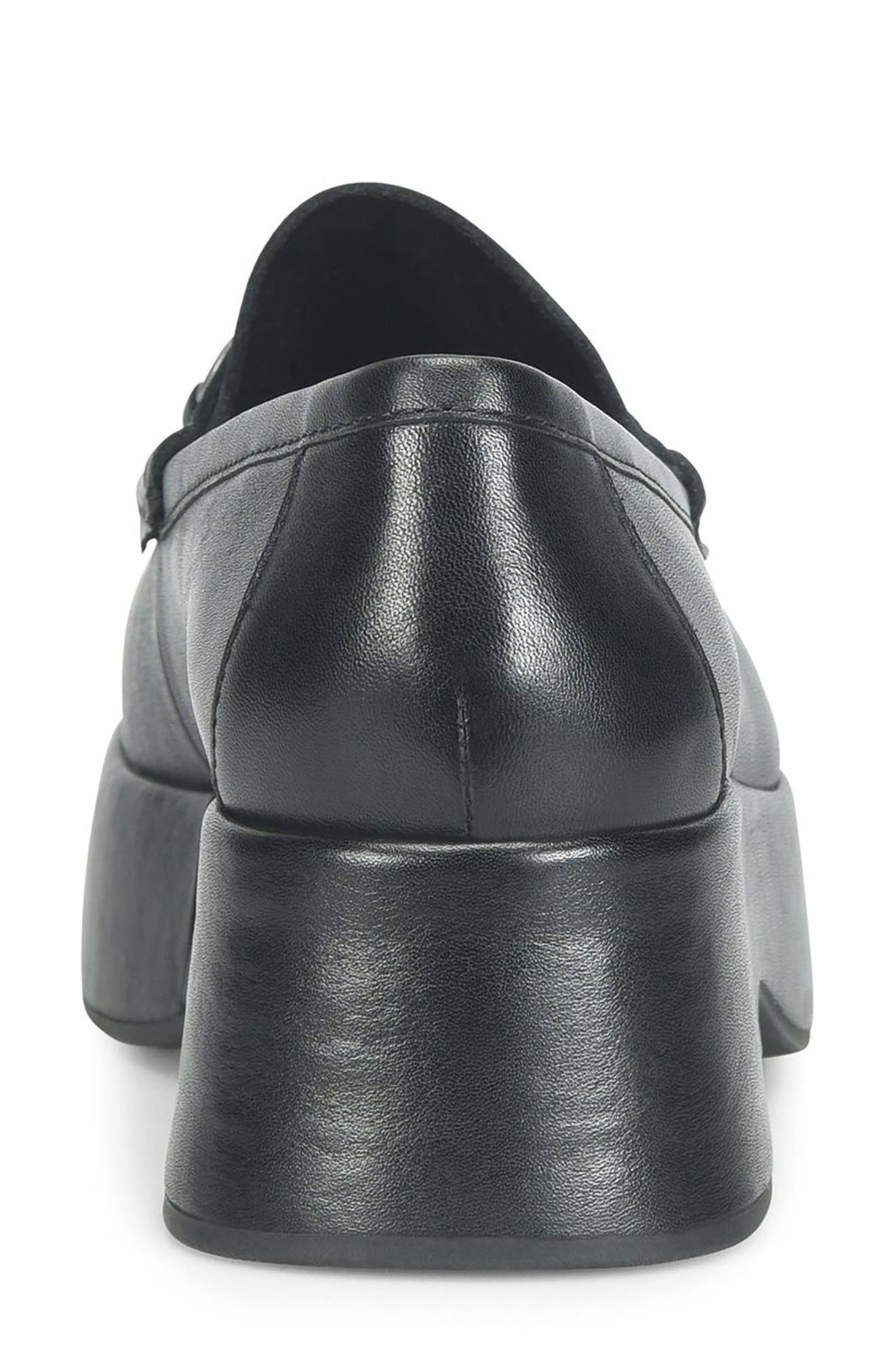 Kork-Ease<sup>®</sup> Parson Platform Bit Loafer, Alternate, color, Black Leather