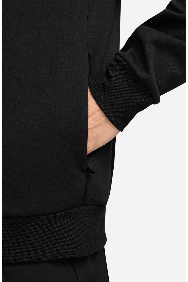 Primary Dri-FIT Full Zip Hoodie, Alternate, color, 010 BLACK/BLACK