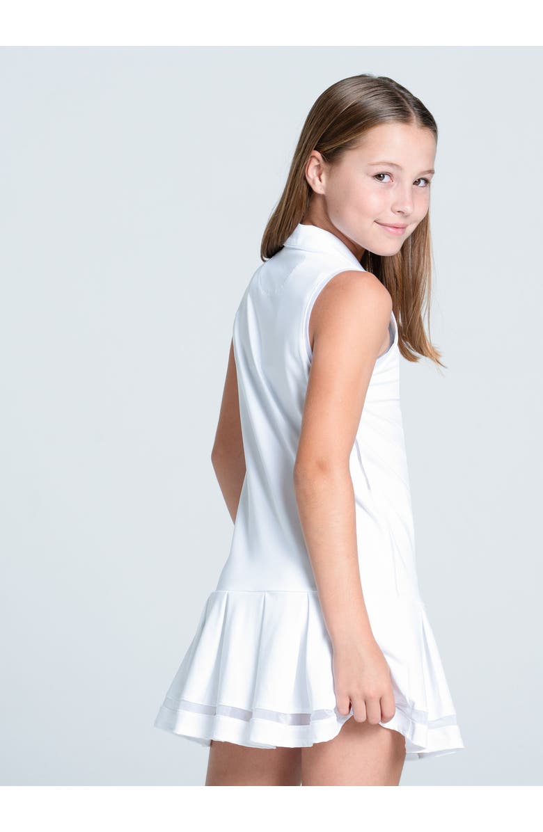 Lucky in Love Girls It's A Win Dress, Alternate, color, White