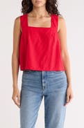 Madewell Irene Linen Blend Top