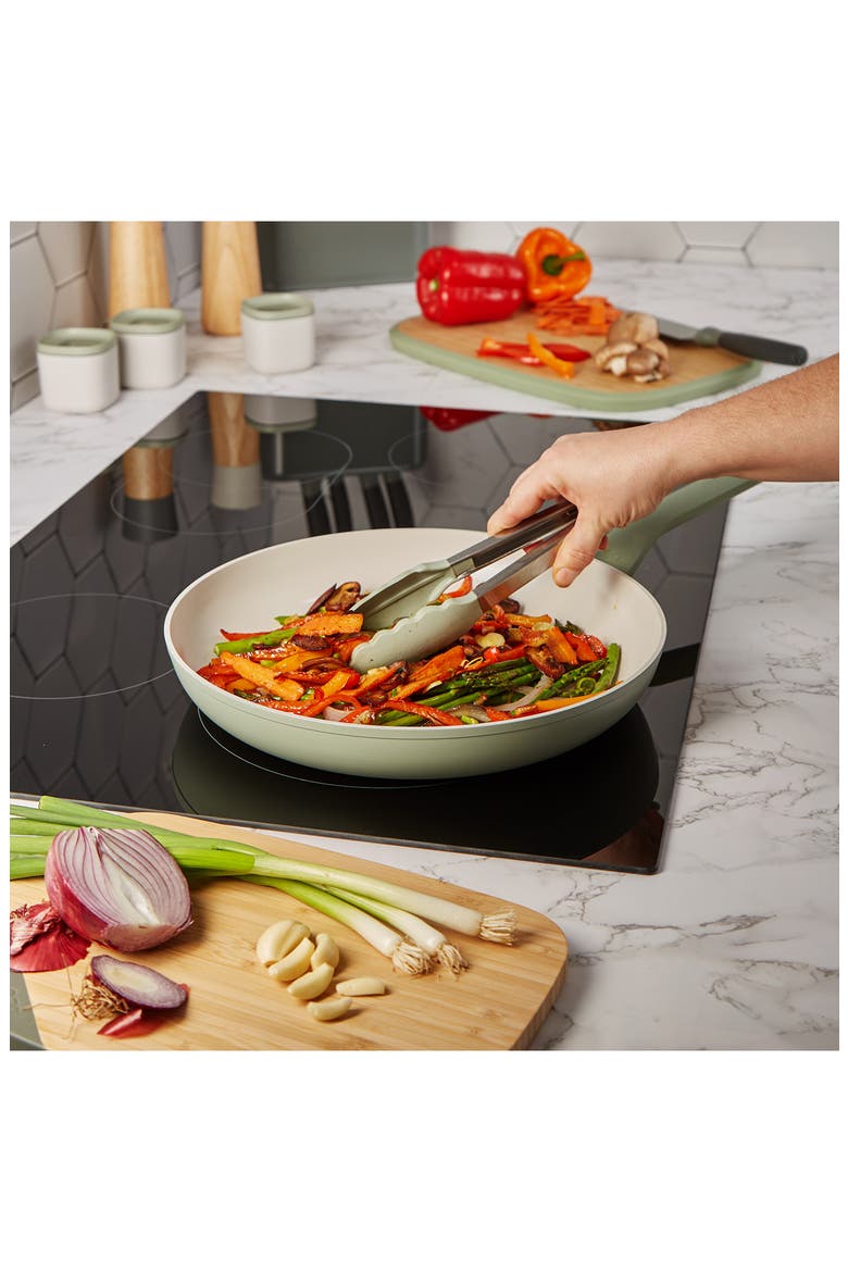 Leo Balance 12-Inch Frying Pan, Alternate, color, SAGE