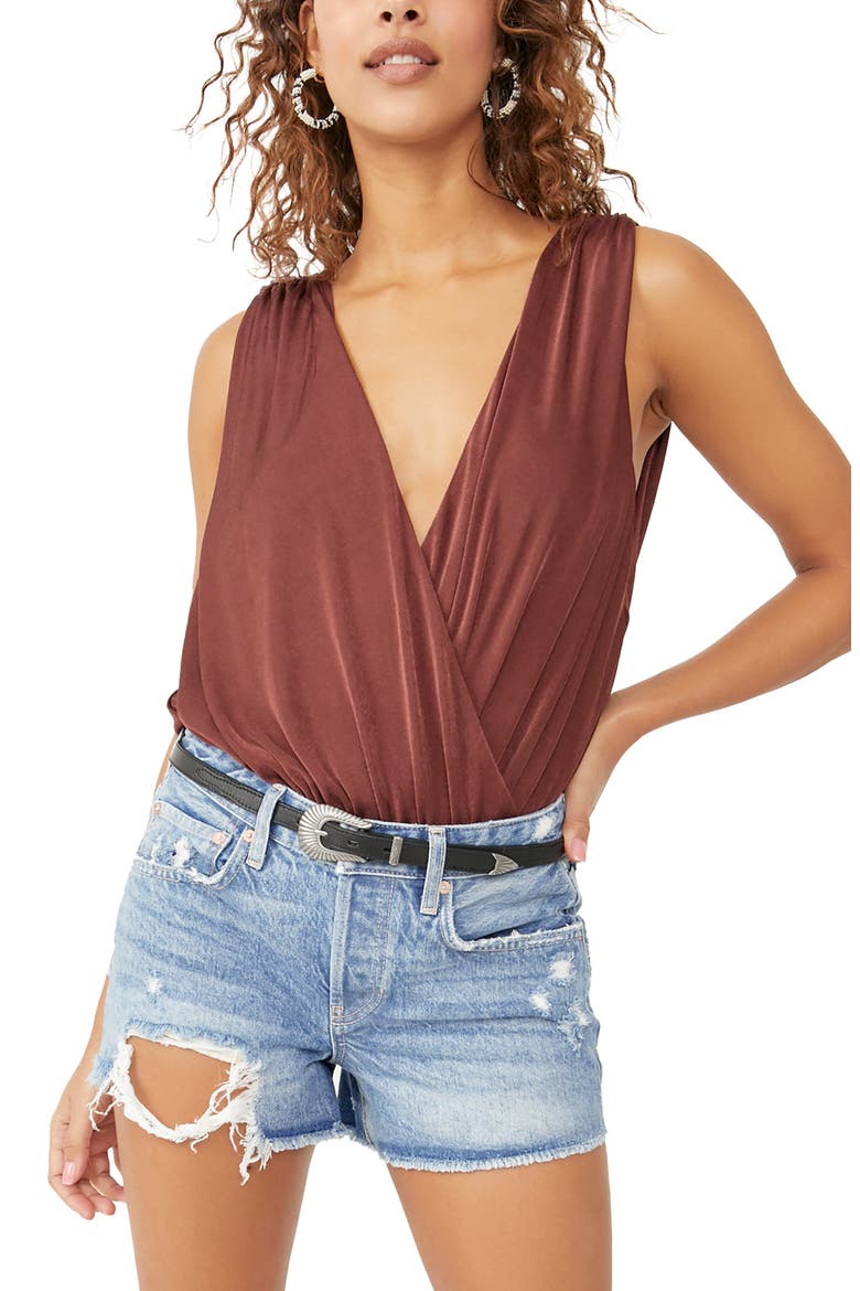 Night Owl Bodysuit, Main, color, NUTMEG