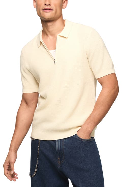 Quarter Zip Polo Sweater