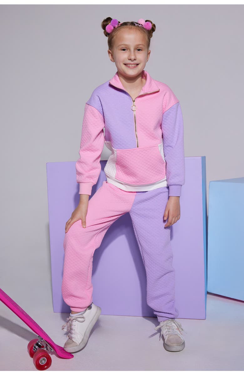 BISBY Kids' Color Blocked Jogger, Alternate, color,