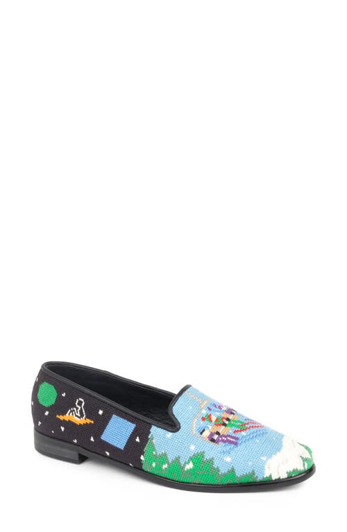 Bypaige Après Ski Needlepoint Loafer In Green