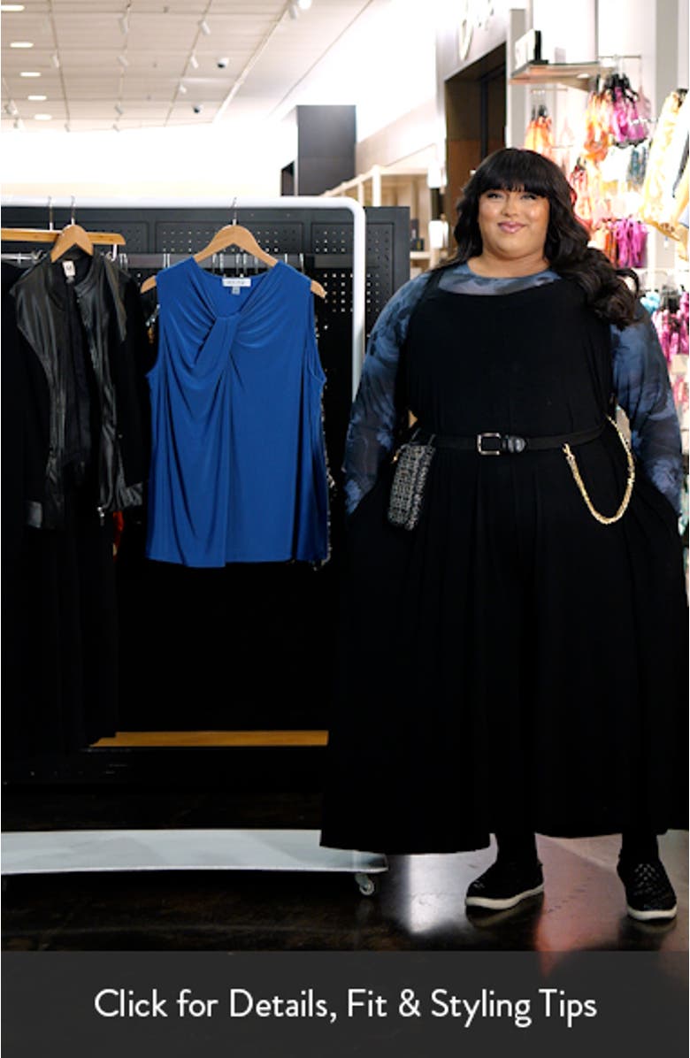 Drapey Sleeveless Shell Top, sales video thumbnail